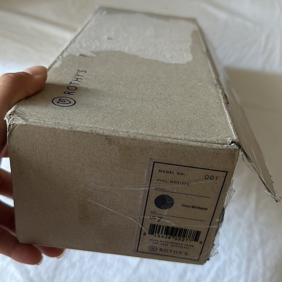 NWT Rothy’s Round-Toe Grey Birdseye - Picture 10 of 11